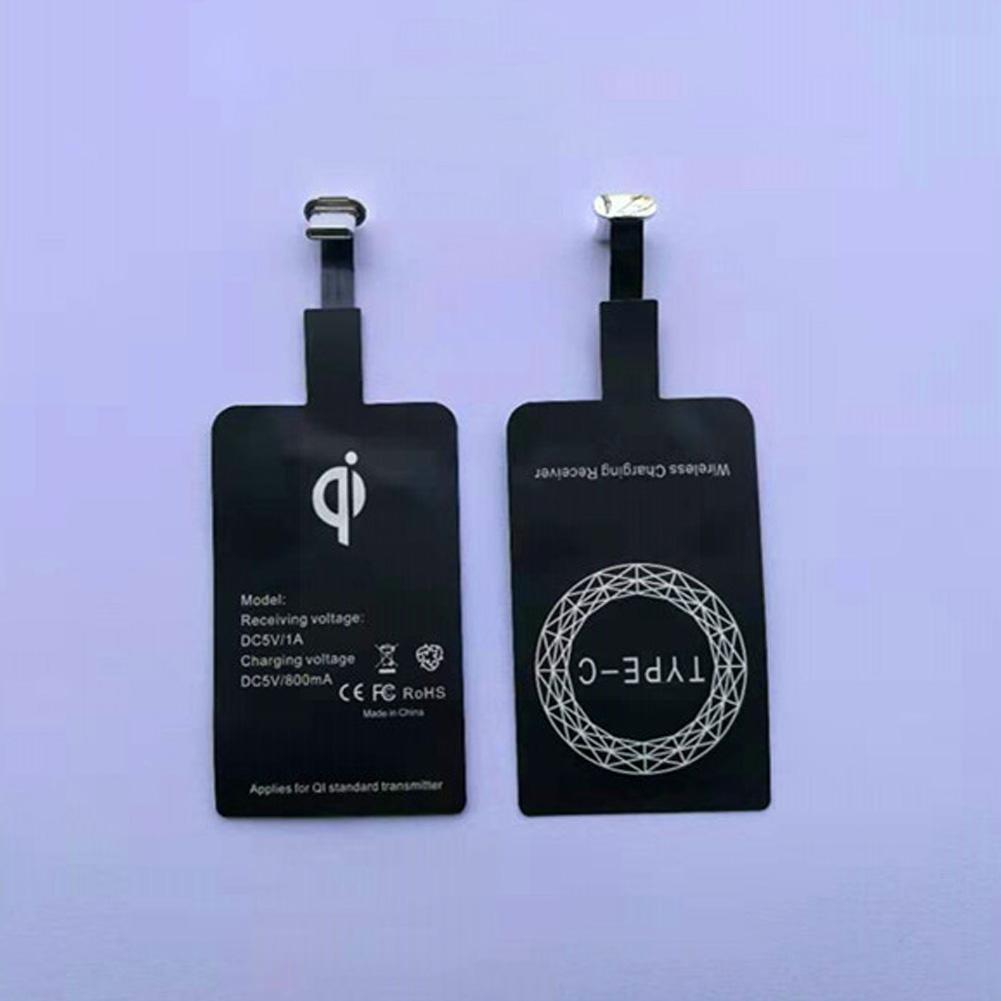 Wireless Charging Receiver Patch For Android Type-c Universal Micro Usb Type C Fast Wireless Charger Adapter 600-8000ma R7m9