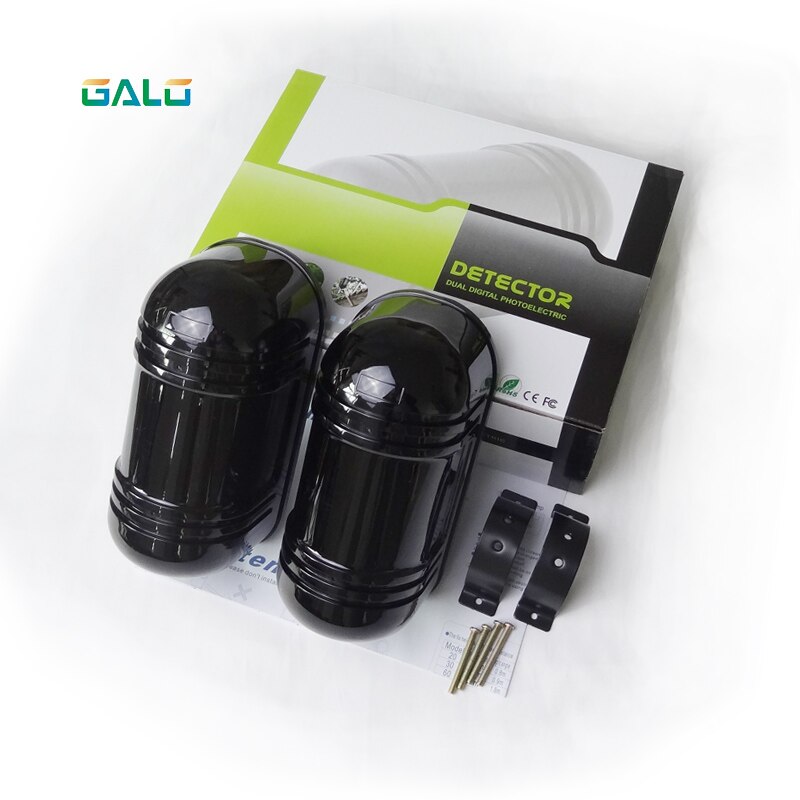 Waterproof Dual Beam Sensor Active Infrared Intrusion Detector IR 10m~150m Outdoor Perimeter Wall Barrier Fence for GSM Alarm