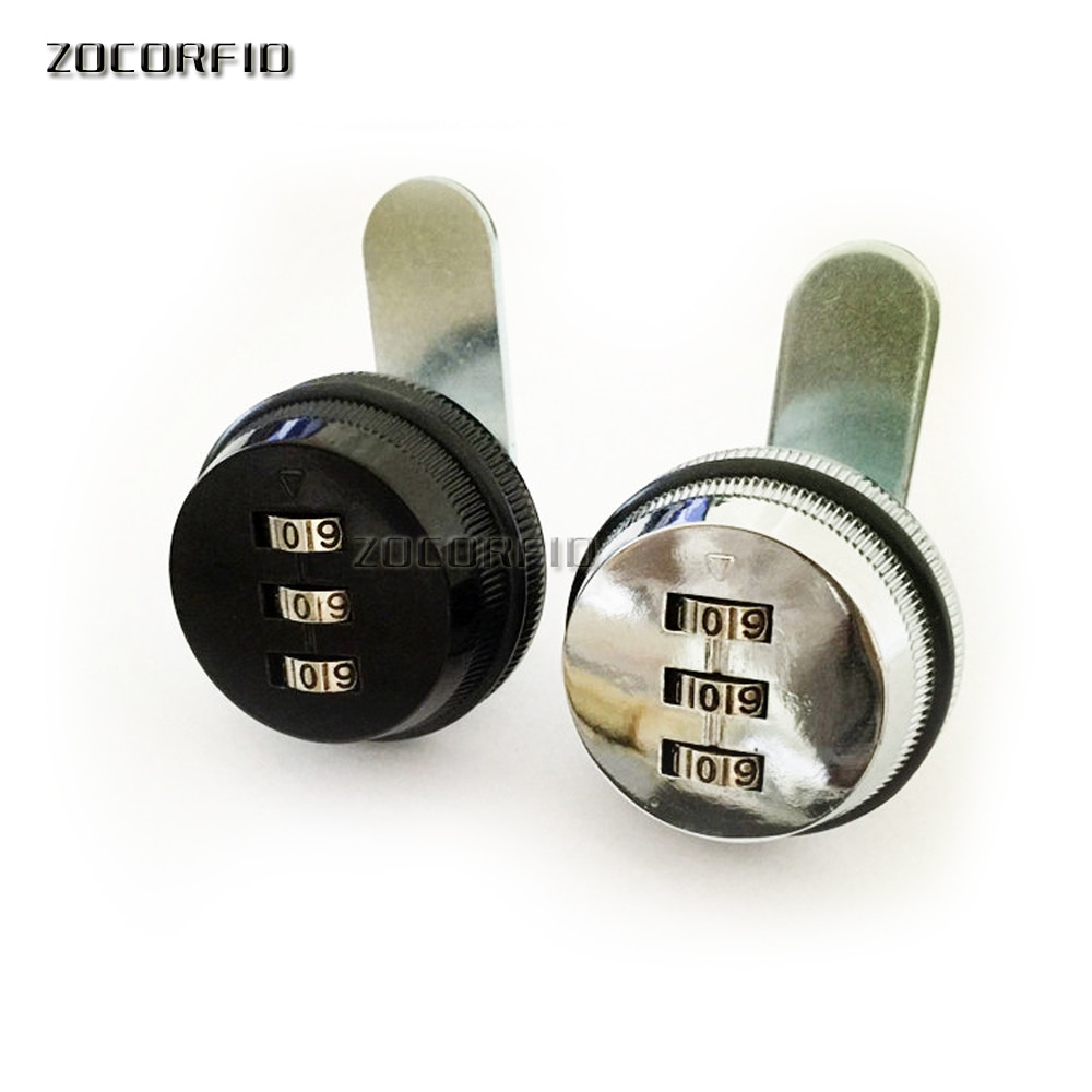Combination Cabinet Lock Black/Silver Zinc Alloy Password Locks Security Home Automation Cam Lock For Mailbox Cabinet Door