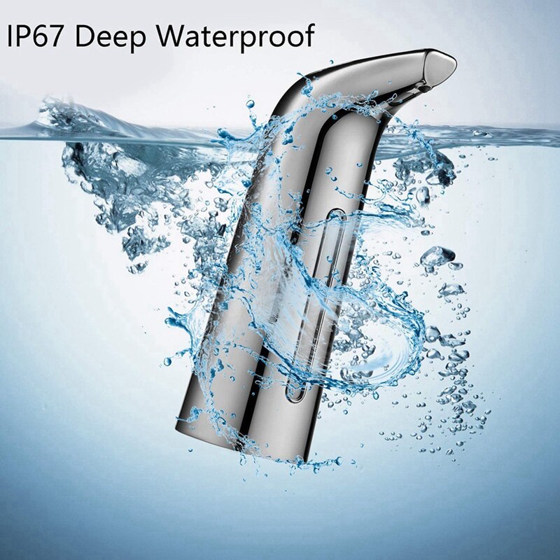 Automatische Zeepdispenser Touchless, Automatische Sensor Zeepdispenser, IP67 Waterdichte Auto Zeepdispenser, 400Ml