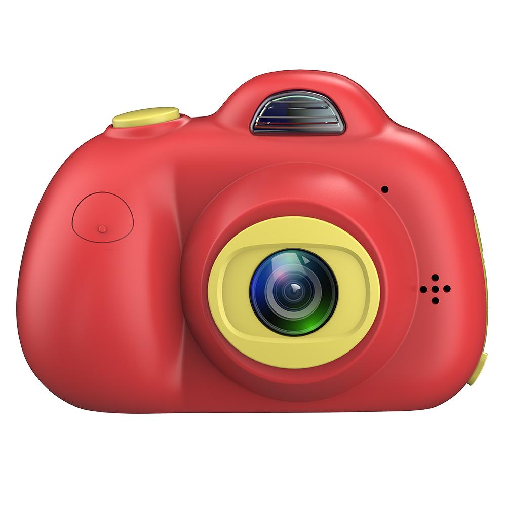 Kids Digitale Video Camera Met 32GB Sd-kaart Leuke Dubbele Lens Camcorders Voor Kerst: Red