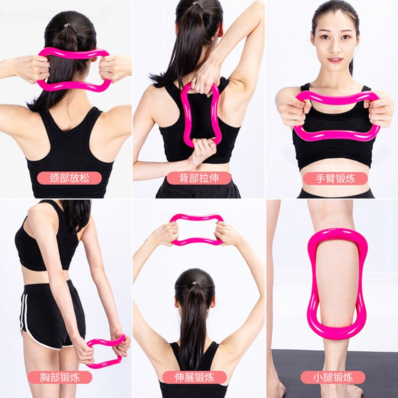 1pc anneau de Yoga Pilates cercle Yoga fitness échauffement étirement outil Fitness corps outil