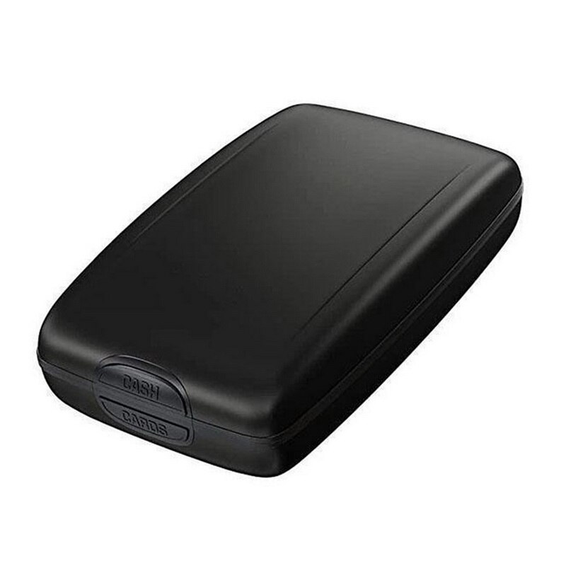 1PC Unisex Aluminum Bank Card Holder Blocking Hard Case Wallet Solid Credit Card Scanning Protect Card Holder Women and Men: 4