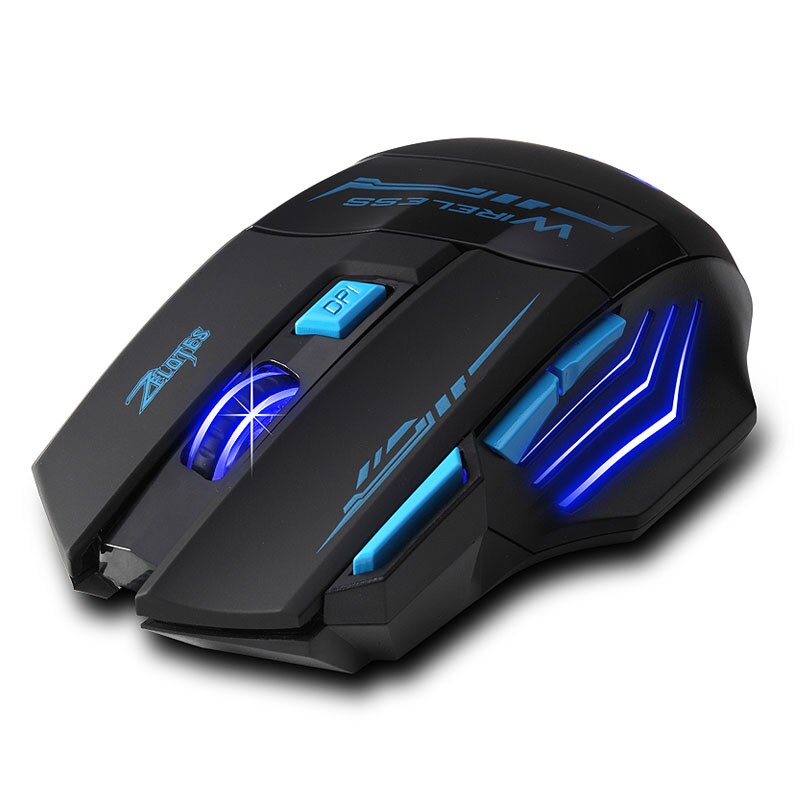 Wirless Mouse Gaming Mouse Wireless 2400 DPI 7 Button LED Optical USB Mice For Pro Gamer Mouse Cable Mouse for Laptop 20MAR11