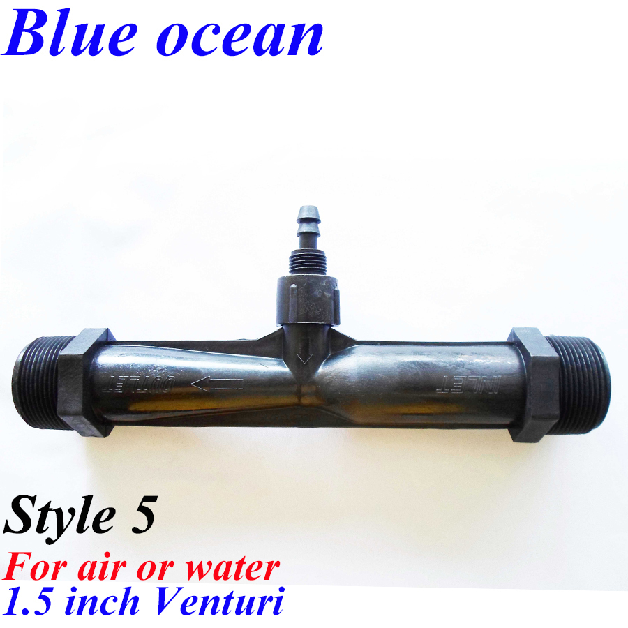 BO-0075V, venturi eingebaute rückschlag ventil PVDF Material Gas-flüssigkeit Rührgerät korrosion beständig wasser auswerfer
