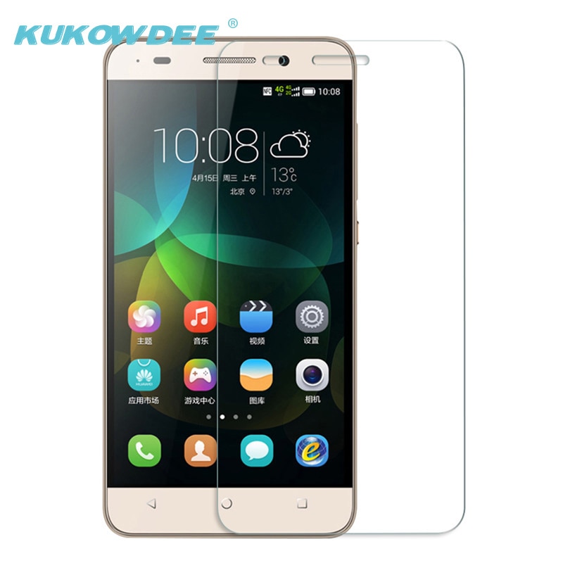2 uds de vidrio templado para el Huawei P8 Lite P9 P10 más Honor 9 hoja protectora pantalla película Honor 7 4C 4X6