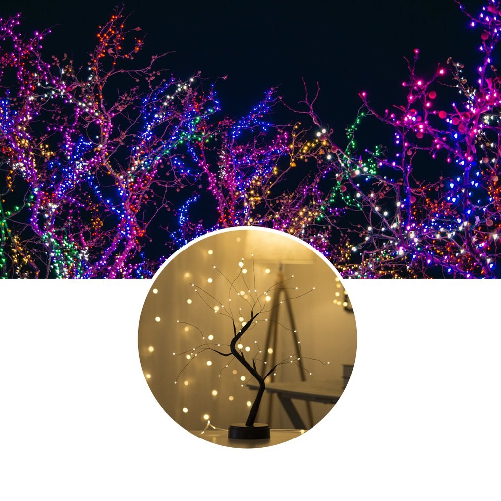 1 USB robić komputera ogień lampki choinkowe drut miedziany lampy stołbyć winnym doprowadziło lampka nocna robić domu sypialnia ślub impreza bar świąteczne dekoracje