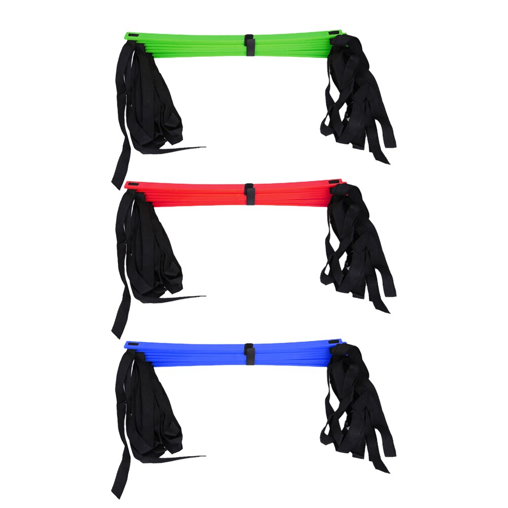 Training Stairs Agility 12 Rung High Plastic Portable Delicate Nylon Straps Ladders Football Tab Speed Ladder