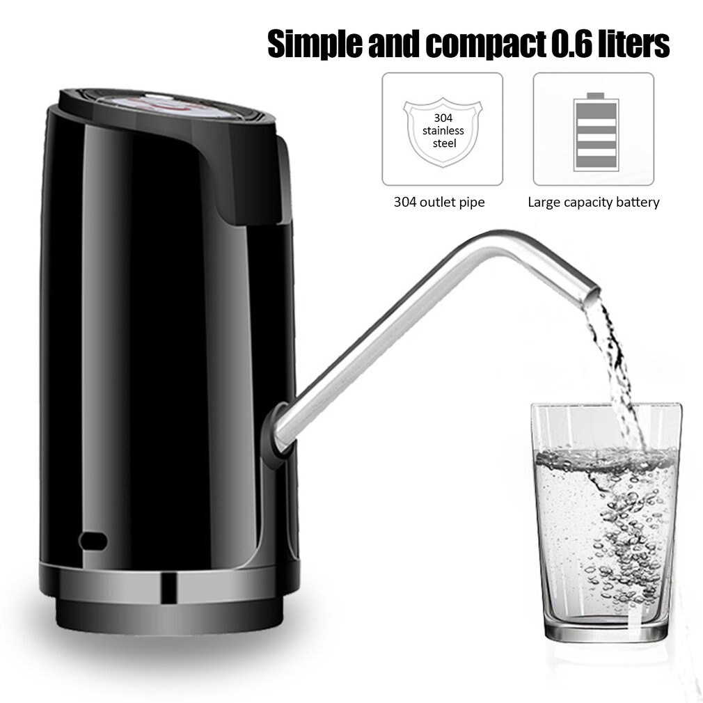 Automatic Water Pump Electric Water Dispenser Pump Automatic Drinking Water Bottle Pump Smart USB Charging Wireless Pump
