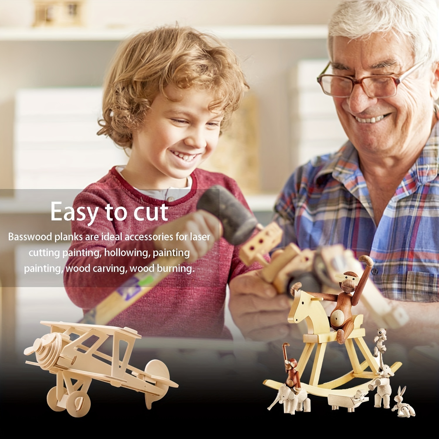 10/20/40 pezzi Tavola di legno di balsa compensato 100 x 100 x 2 mm Tavola di compensato, compensato artigianale in tiglio di balsa, progetto laser in legno