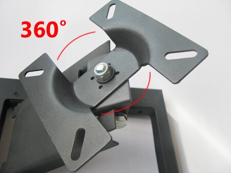 LCD-T2 10-30" steel tilt Touch screen desktop mount 360 rotate tv stand swivel small screen bracket holder