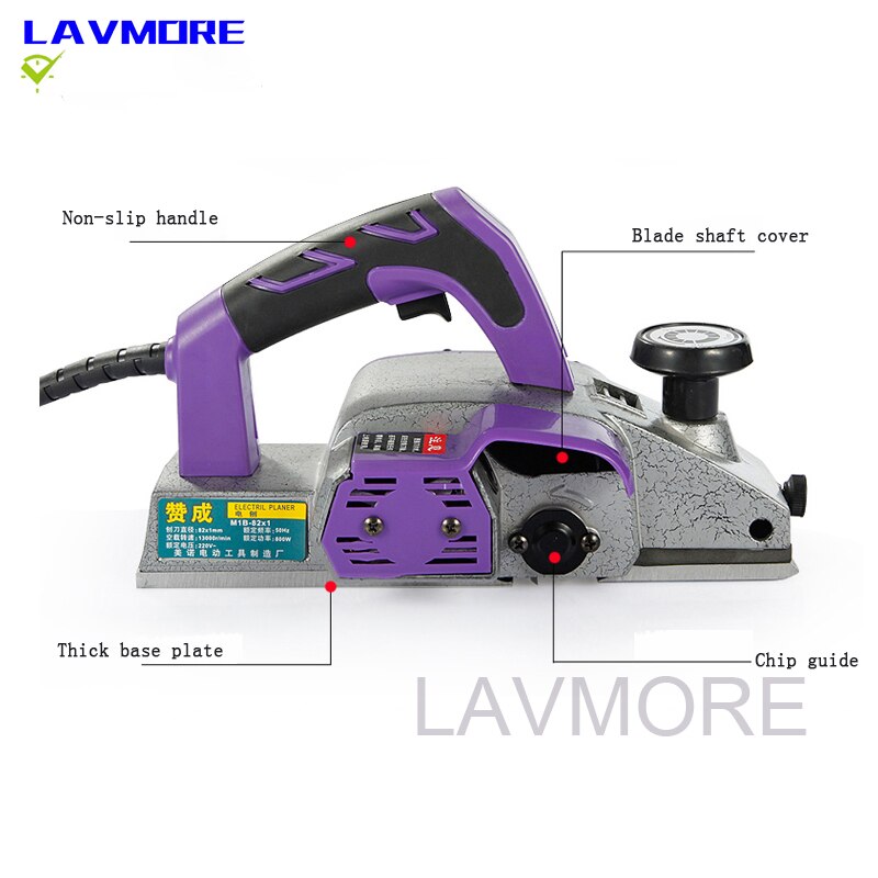 Woodworking electric planer household multifunctional portable woodworking planer electric planer woodworking tools