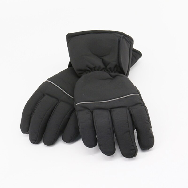 Elektriske opvarmede handsker med batterikasse fuld fingerhandske til skiløb vandreture klatring kørsel: Default Title