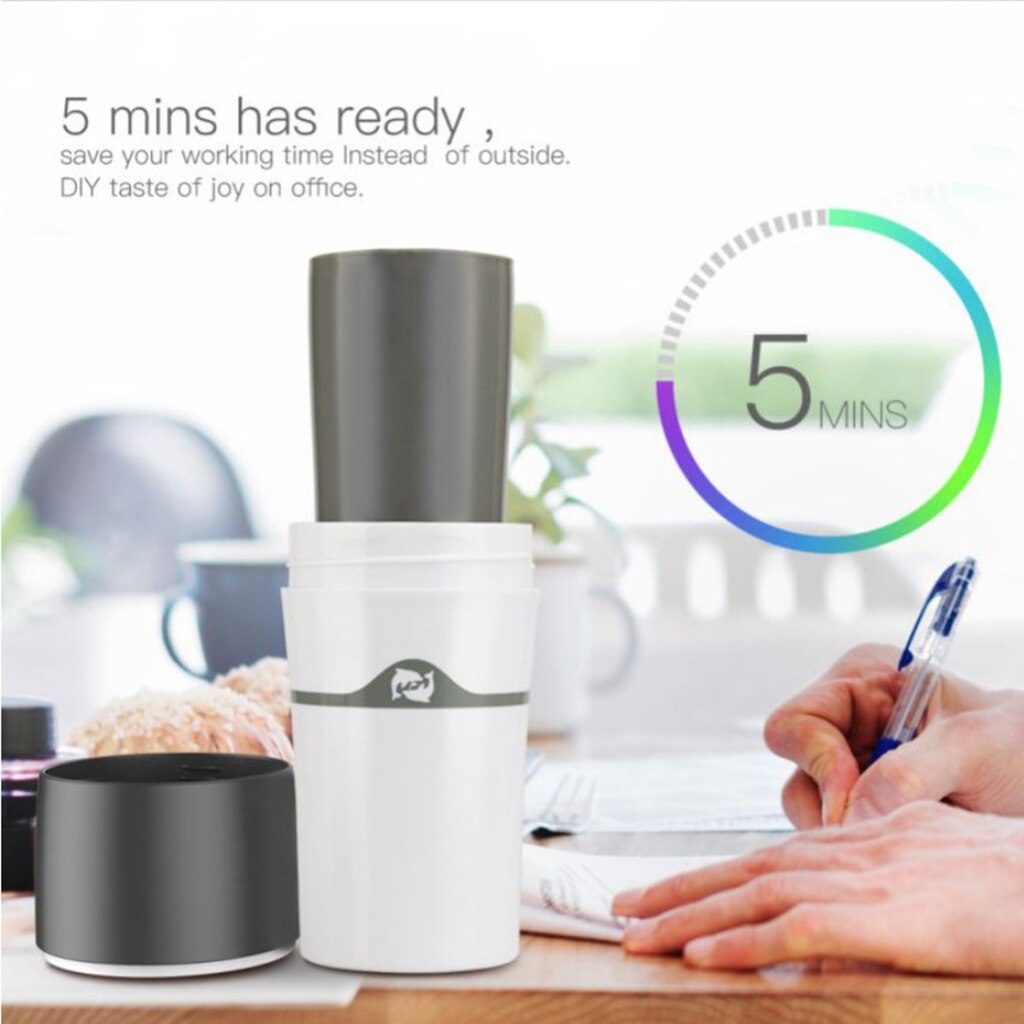 Mni Portable Drip Coffee Maker Travel Mug Single-Serve Manual Coffee Machine