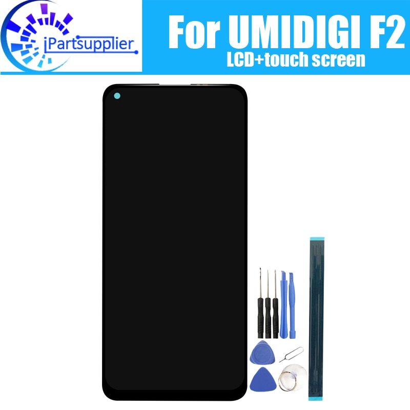 6.53 calowy wyświetlacz UMIDIGI F2 LCD + ekran dotykowy 100% oryginalny przetestowany wyświetlacz LCD Digitizer wymienny szklany płyta dla UMIDIGI F2