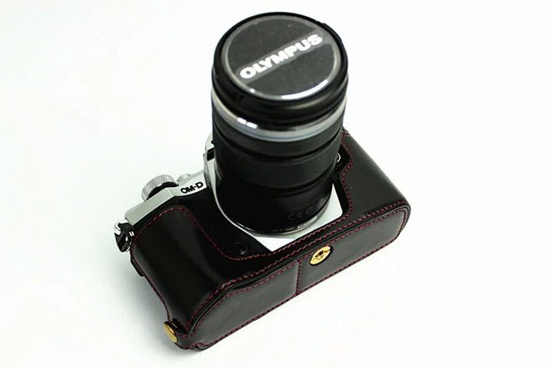 Funda protectora de cuero para cámara Olympus OM-D EM5 II E-M5 Mark II EM5 III E-M5 Mark III