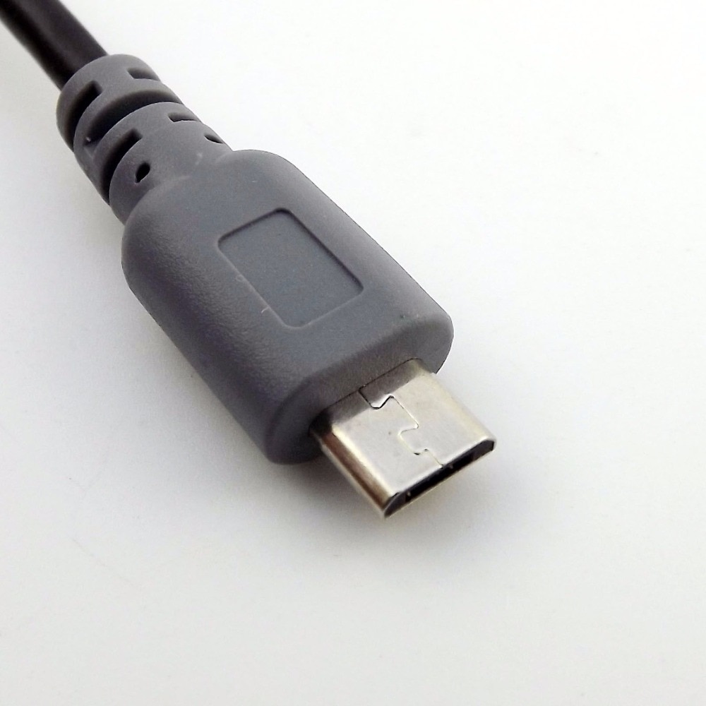 1pc Micro USB Type B Male To Micro B Male 5 Pin Converter OTG Adapter Lead Data Cable 20cm