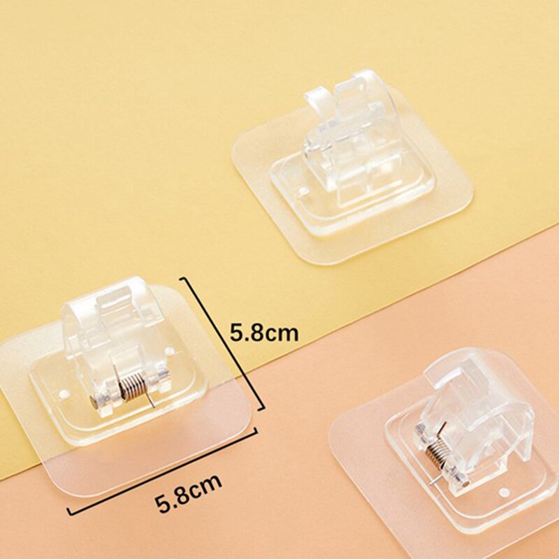 Karnisz uchwyt, haczyk samoprzylepny karnisze uchwyt robić 1-2cm średnica prysznic karnisz lub karnisz 10 sztuk