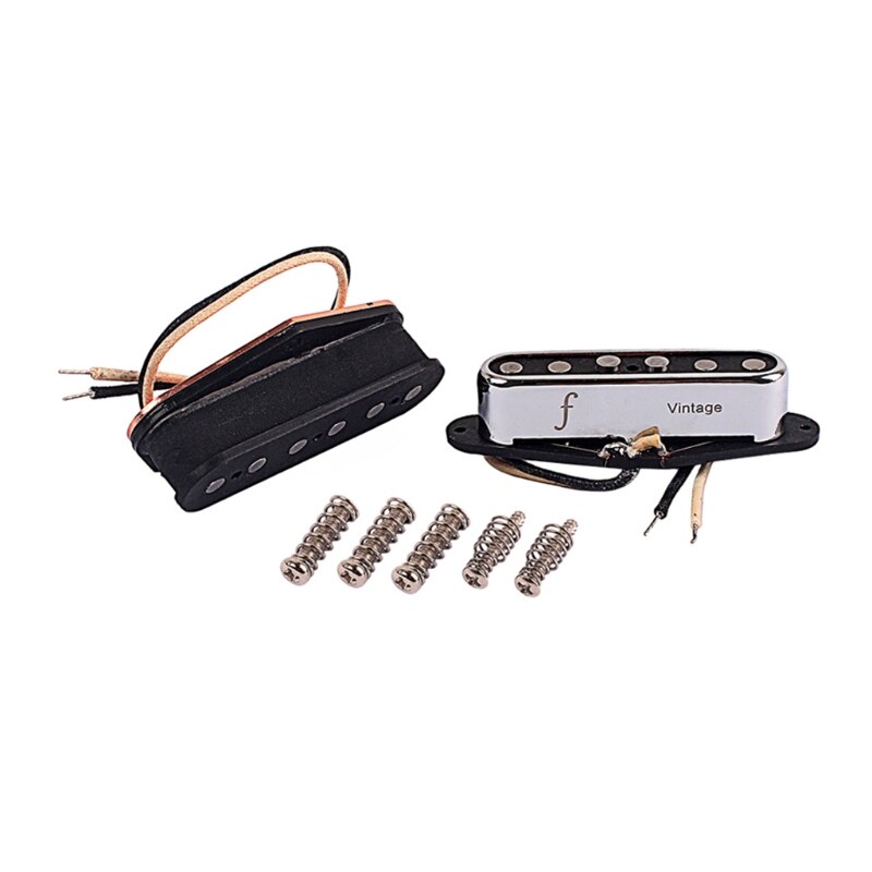 "Vintage Geruisloze Tele Geruisloze Bridge Neck Gitaar Pickup Set