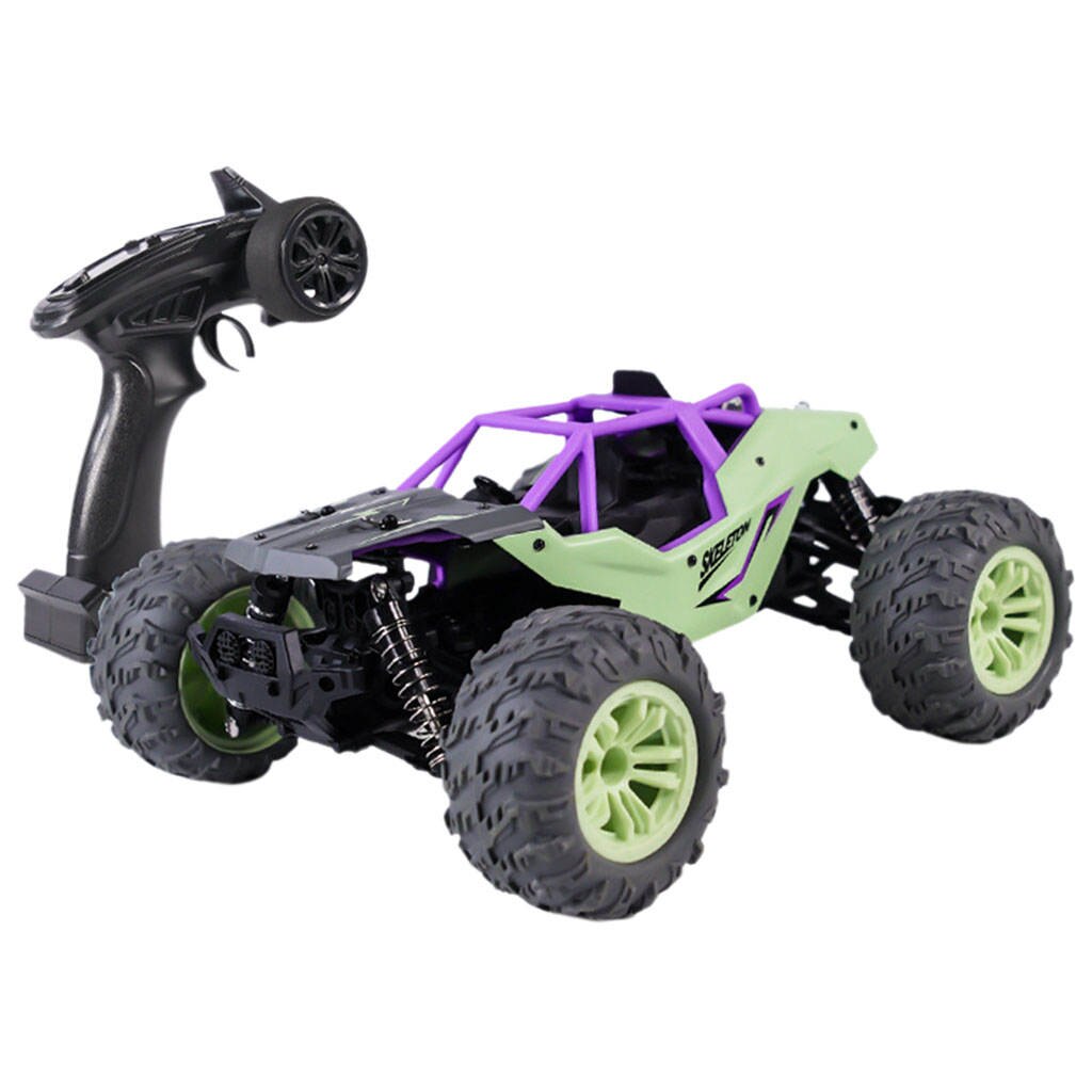 Bigfoot – camion radiocommandé pour enfants, 36 km/h, 4x4, étanche, télécommandé, hors route, pour garçons: Green Style 3