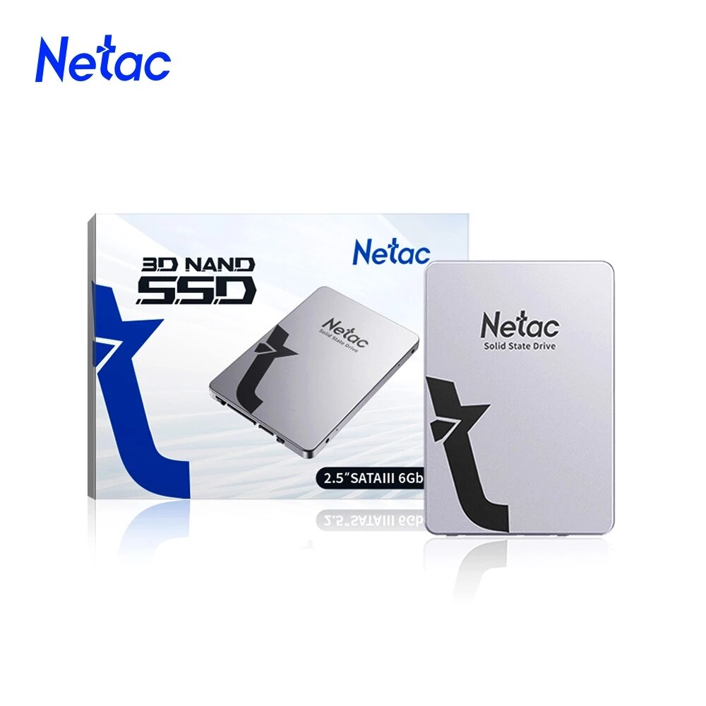 Netac Ssd Sata 128Gb 256Gb Harde Schijf Hdd 2.5 SATA3 480G 512Gb Metalen Ssd 1Tb 2Tb Interne Solid State Drives Voor Desktop Laptop