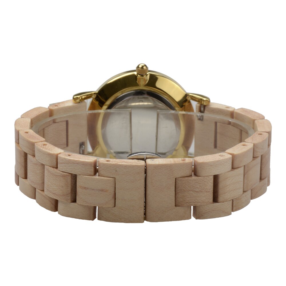Bewell Luxury Brand Wooden Watches for Women Simple Ladies Dress Watches Quartz Wristwatches Waterproof relogio feminino Clock