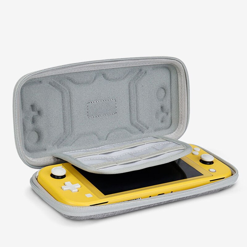 Opbevaringstaske til nintendo switch lite bærbar rejsebeskyttende eva klud hård skal til nintend switch lite etui 2 farver
