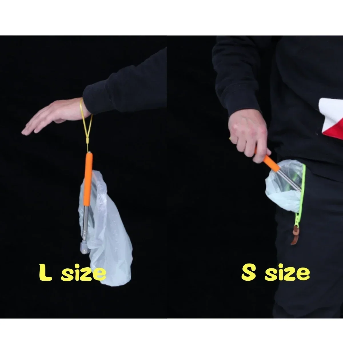 Pet dog excrement remover for cleaning excrement pet outdoor cleaning tool telescopic rod