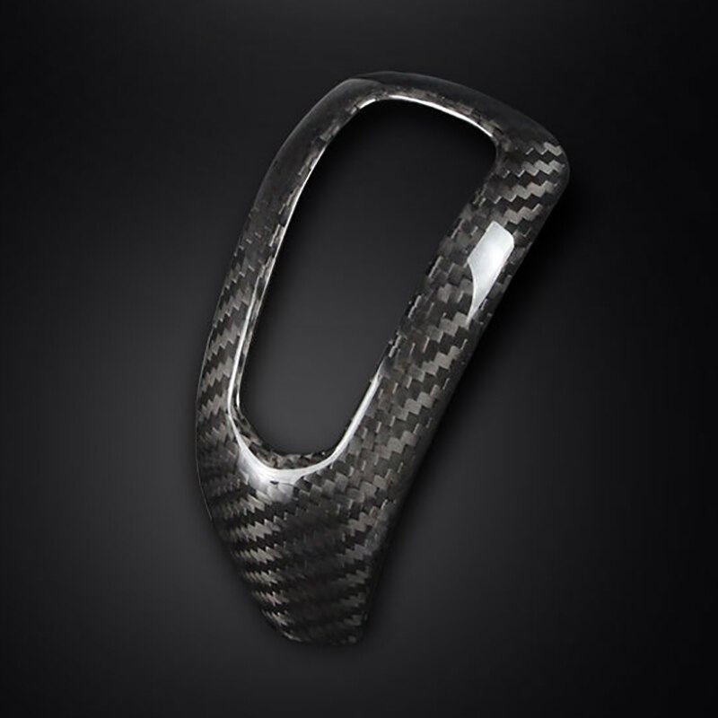 Dla Cadillac Ct6 Xt4 2019-2020 pokrowiec gałki zmiany biegów z włókna węglowego obudowa na pokrętło dopasowanie ozdobna ramka akcesoria samochodowe