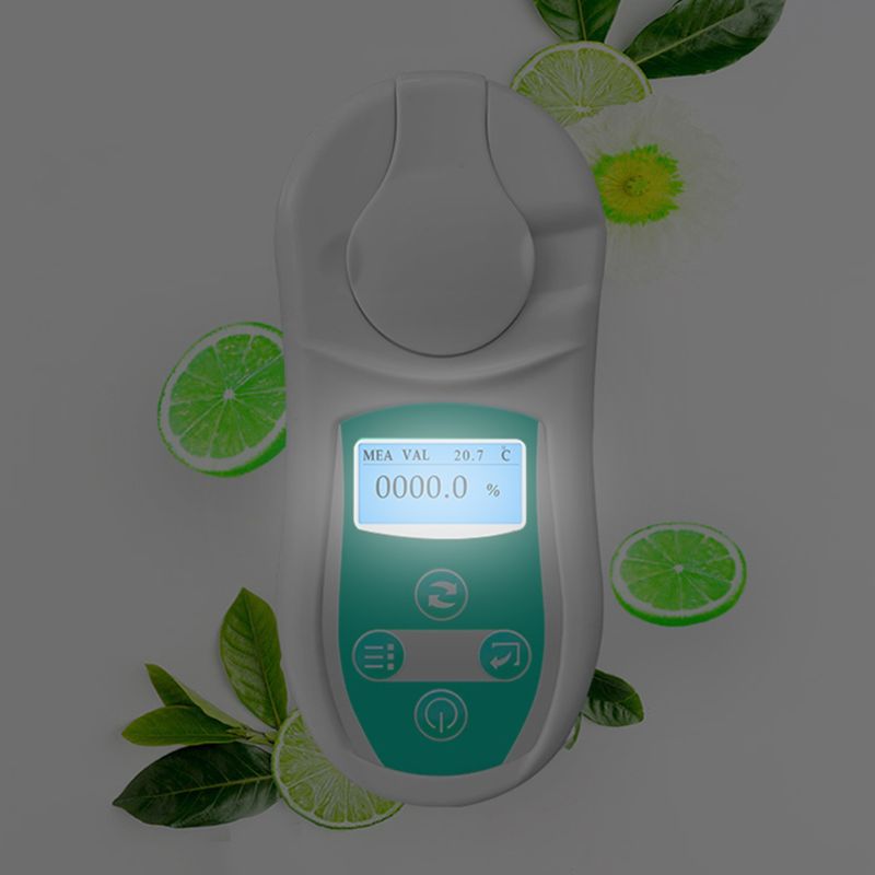 Réfractomètre Brix numérique testeur de sucre 0-53% Compensation de température jus de sucre détecteur de Concentration Brix