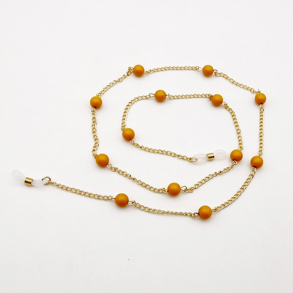 White Imitatie Parel Bril Kettingen Kralen Sunglass Lezen Brillen Ketting Cord Holder Touw Voor Mannen Vrouwen Stellen: 07