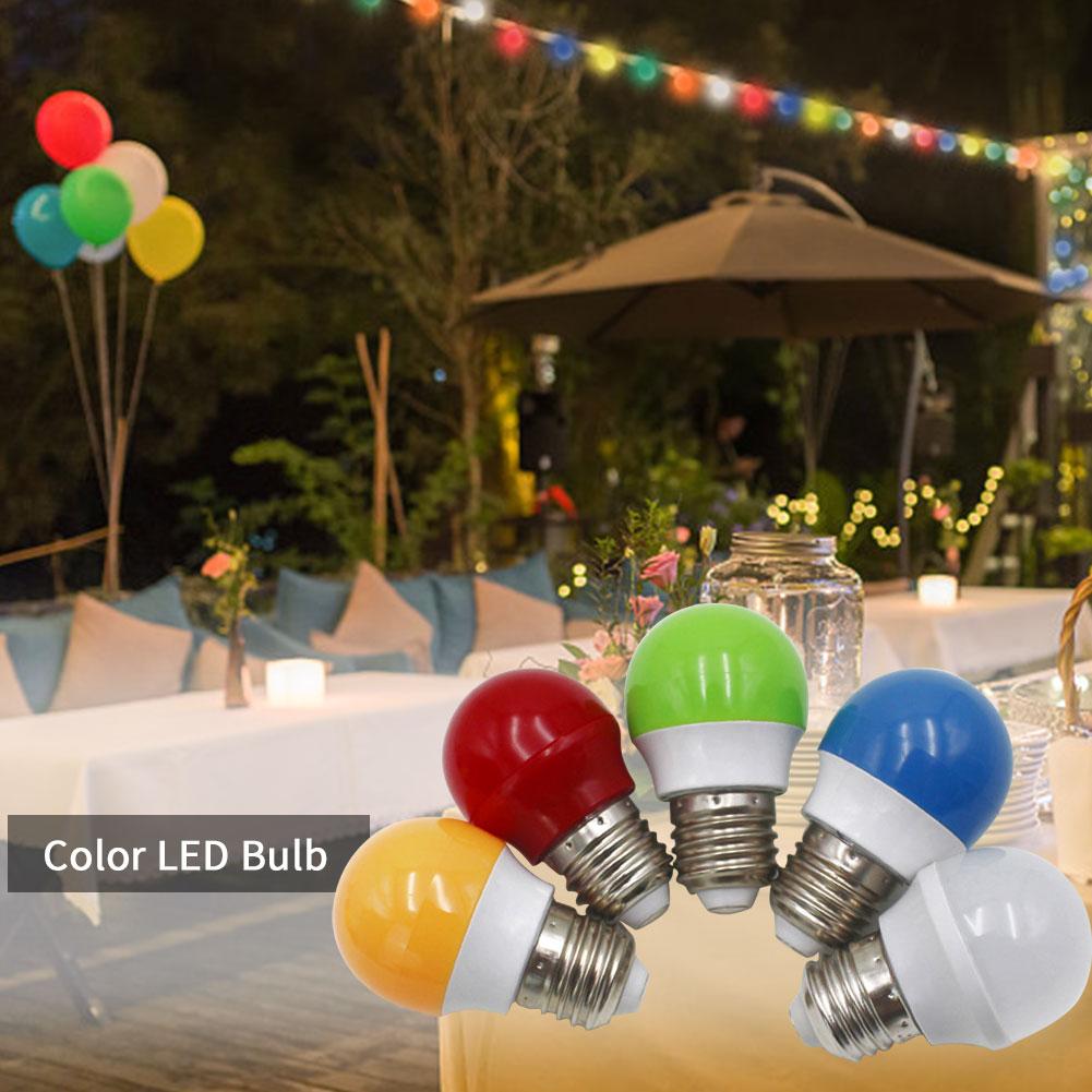Green AC165-220V Color LED Bulb 0.5W LED Small Bubble for KTV Bars Rooms Entertainment Party Events Birthday Parties