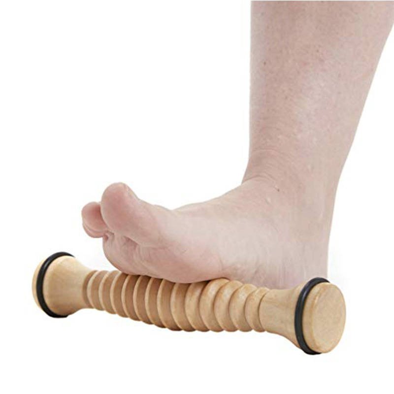 Wood Foot Massage Roller for Plantar Fasciitis Relief Deep Tissue Massage Tool Stress Relief Foot Massage Rpller Relieve Stress