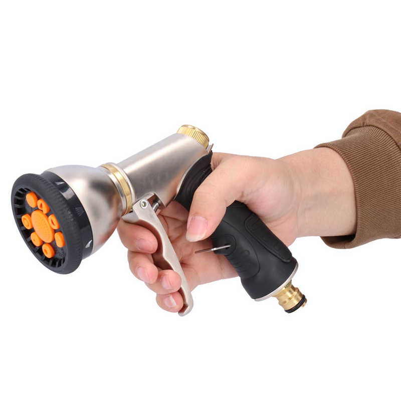 Hose Sprayer High-Pressure Garden Watering Hose Sprayer Portable Car Wash Cleaning Hose Nozzle