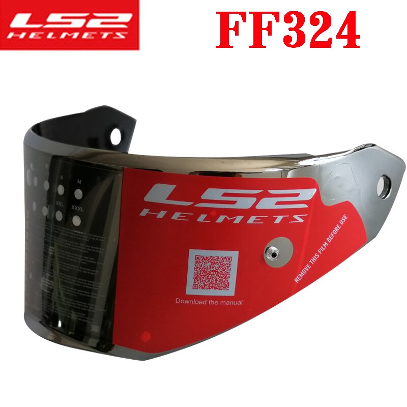 LS2 FF324 flip up motorhelm lens bril zonneklep motorbike integraalhelm zilver zwart clear full shield