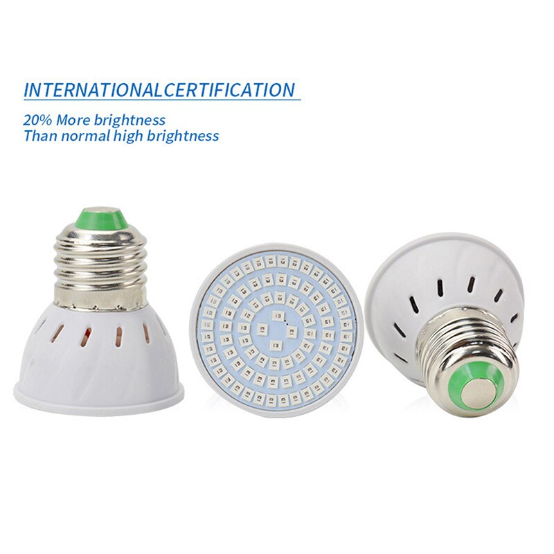 Phyto lâmpada espectro completo led cresce a luz para efeito de estufa hidropônico flor vegetal fitocampy