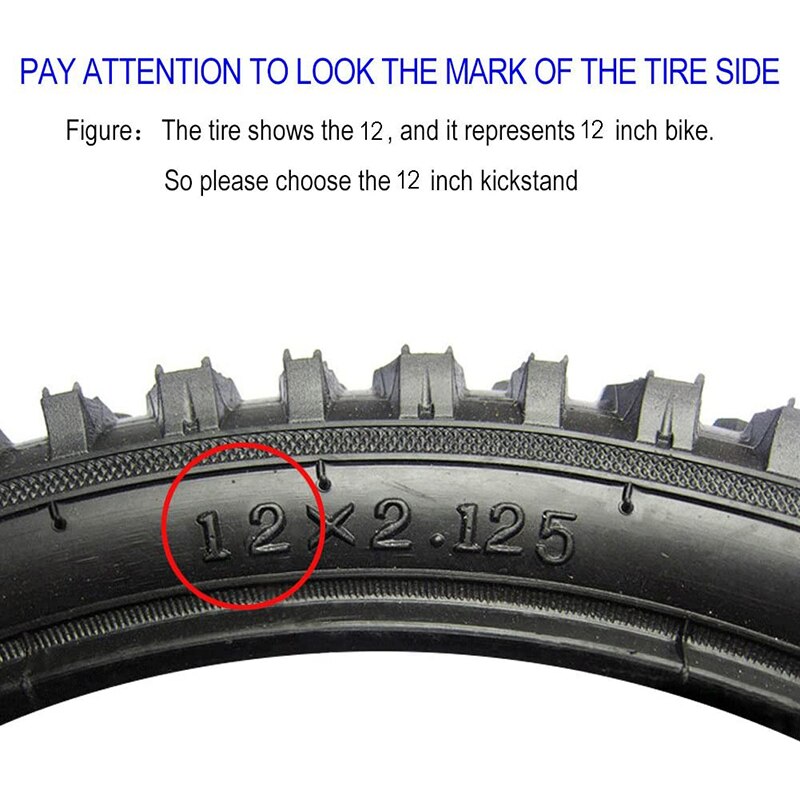 Kinderfiets enkelzijdige standaard opvouwbare kinderfietsen s 12 inch accessoires fietsendragers fiets zijstandaard