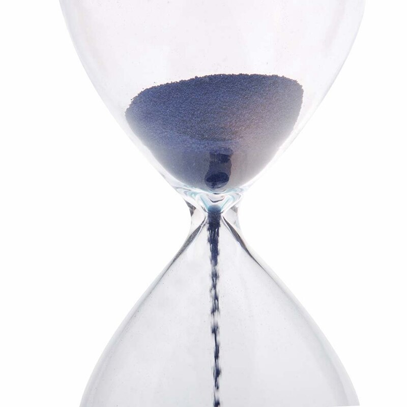 1pcs net Hourglass Awaglass Hand-blown Sand Timer Desktop Decoration netic Hourglass Blue