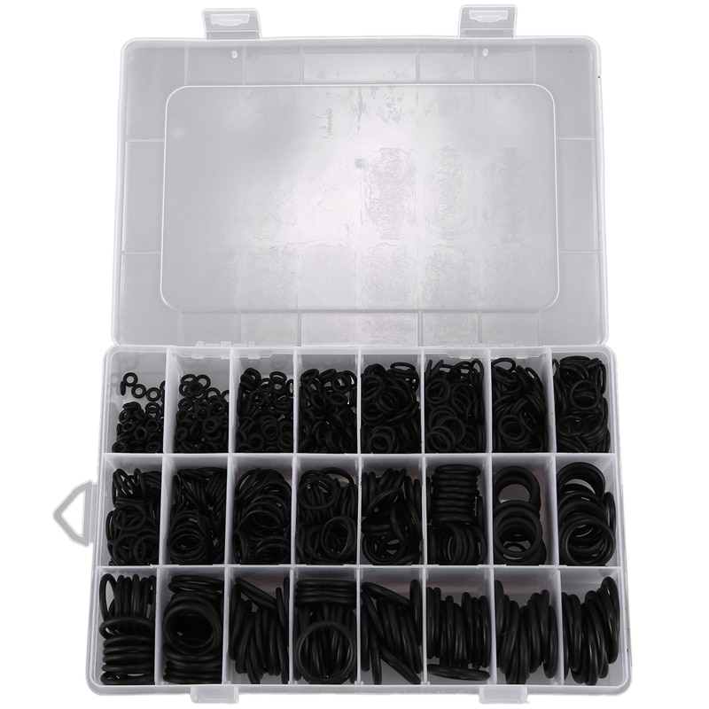 100PCS Black Nitrile O-Rings – Sealing Rubber Gaskets – OD 7-18mm X 2.5mm – PF BOR2.5MM