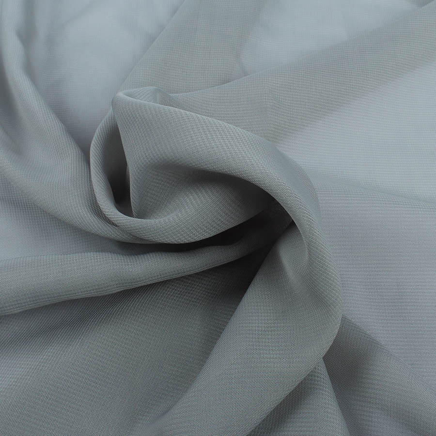 1 meter polyester chiffon fabric 100D Drape Bridal Wedding Dress Georgette tulle Lining Fabric Skirt Party Decorator 150cm wide: Gray