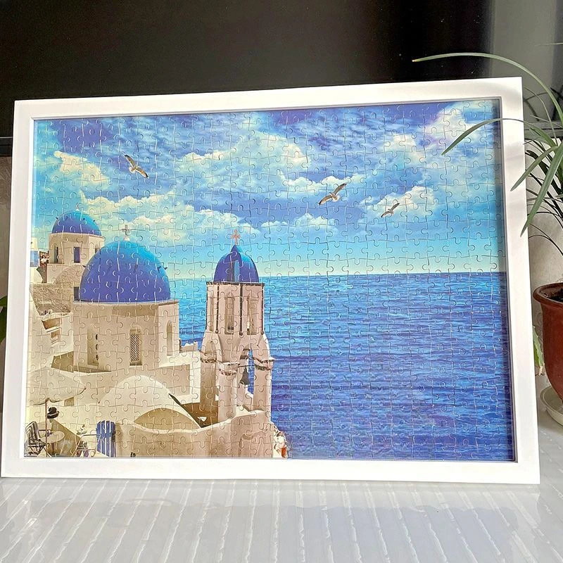 Adult Jigsaw Puzzle 1000 Pieces Aegean Sea 75*50cm Stress Relief Entertainment Toys Paper Puzzles Christmas