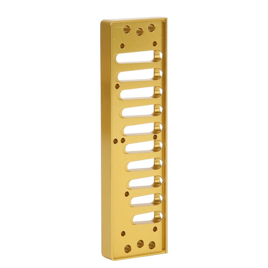 Brass Instruments Brass Instrument Parts Accessories Harmonica Comb 10‑Hole Blues Harp Comb Part for HOHNER SP20 Aluminum