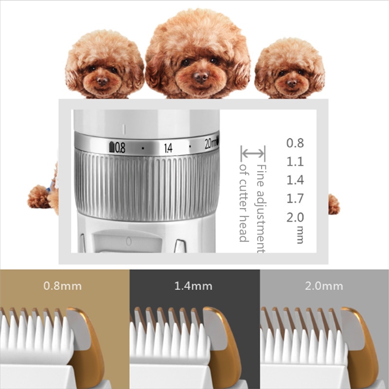 Illustration of Noise Reducing Pet Grooming Clippers
