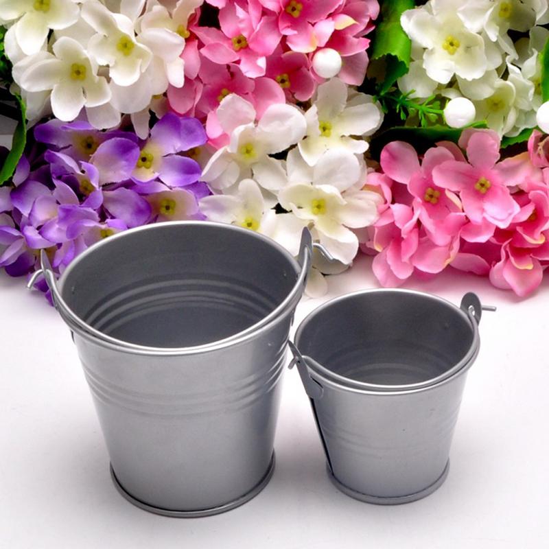Mini cuve en fer blanc | Petits tonneaux décoratifs Anti-décongélation couleur vive Durable