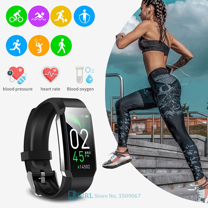 Smart Band Men Women Smart Bracelet Fitness Tracker For Android IOS Smartband Temperature Wristband Smart Wrist Band