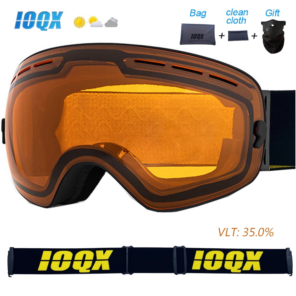 Occhiali da sci IOQX uomo occhiali da Snowboard – Grandado