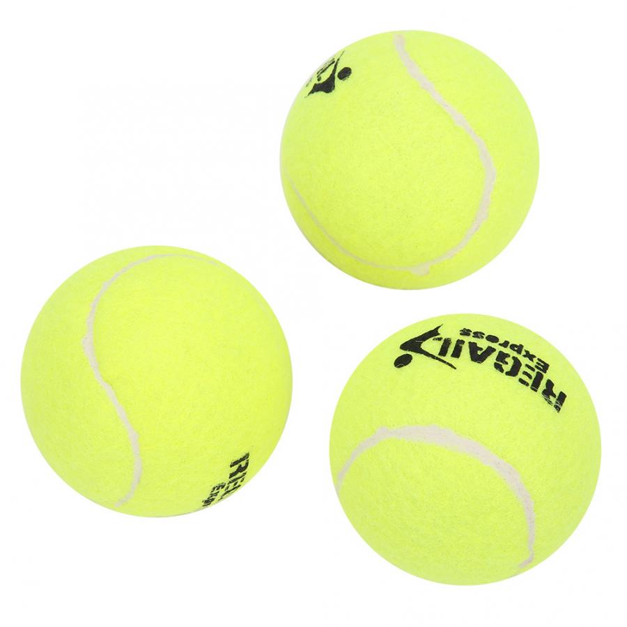 3PCS Tennis Ball Rubber High Resilience Special Training Tennis Ball Practice Competition Tennis