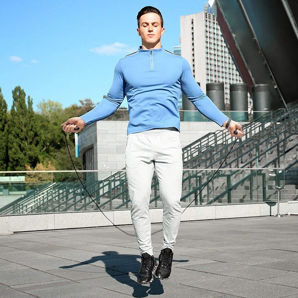 PVC-Springseil, kleiner Griff, Bodybuilding, ÜSpund, Fitness, Sport, Gewicht verlieren, Springenseil