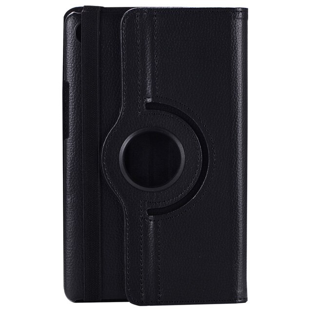 2017 nowy 360 obracanie Folio PU skórzane etui do Samsung Galaxy Tab 2 7.0 GT-P3100 GT-P3110 GT-P3113 inteligentny tablet Case + film + długopis: black