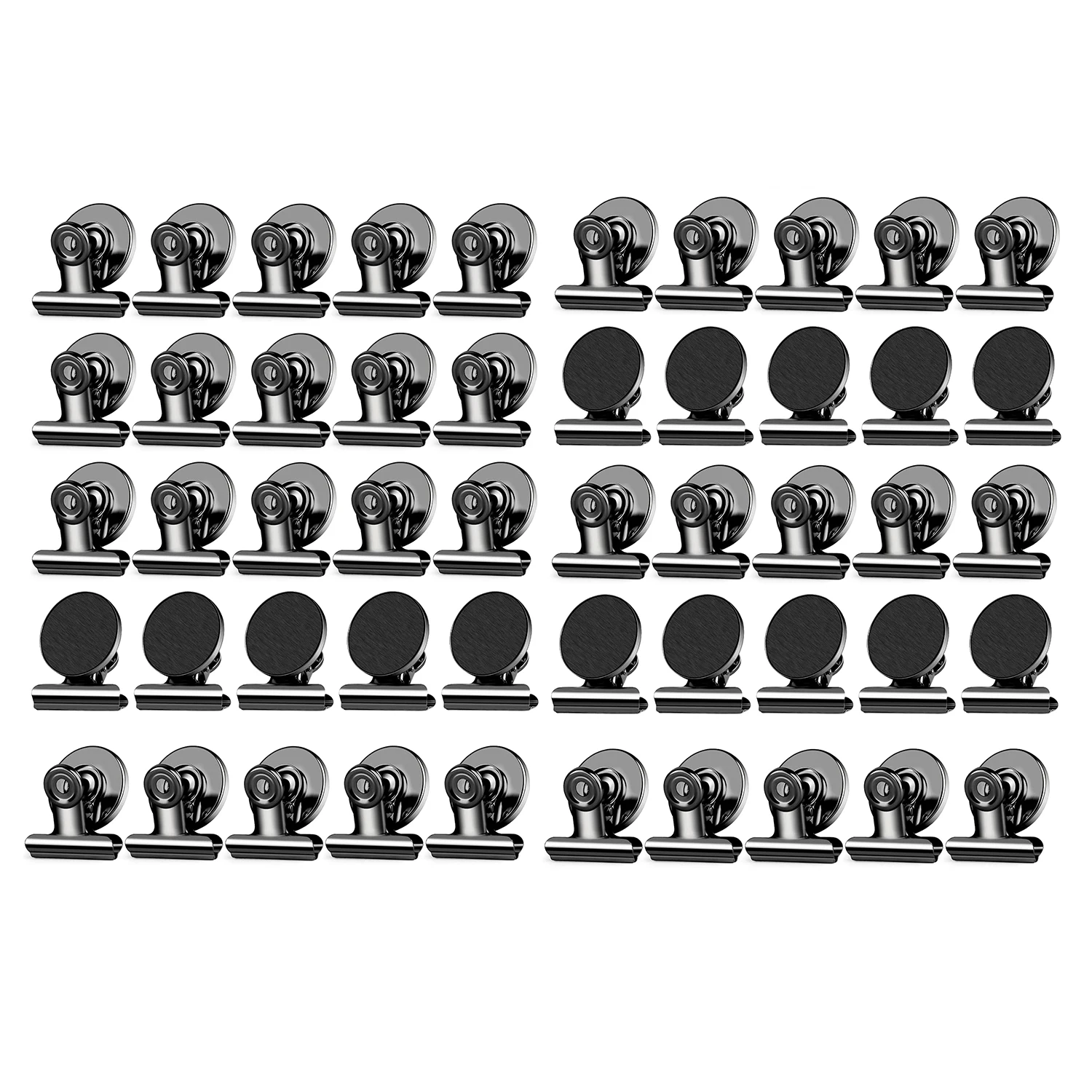 20-50Pcs Fridge Refrigerator Magnets Strong Magnetic Clips for Whiteboard Office Locker Photo Displays Heavy Duty Magnetic Clips: Red